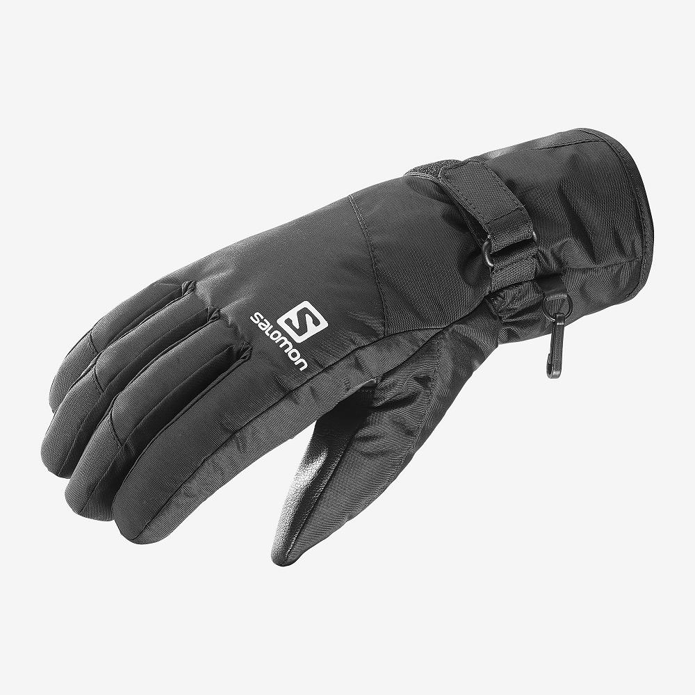 Gants Salomon Homme Noir - Salomon FORCE DRY M - France (8765-MPUHY)